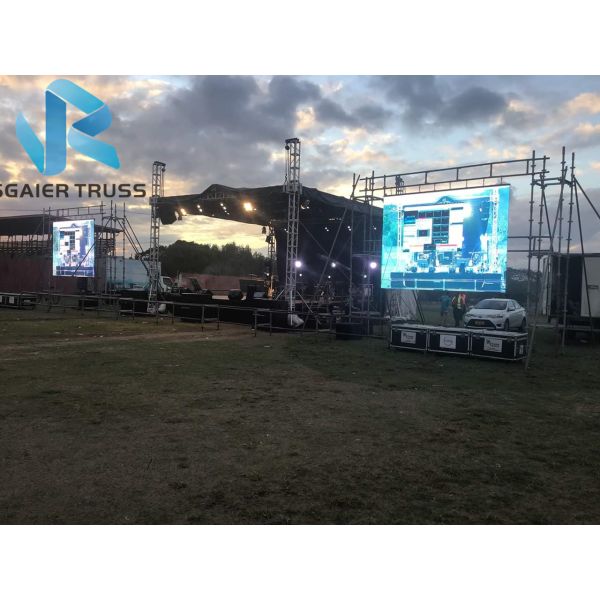 Annual Meeting Aluminum Roof Truss Square / Circle / Triangle Shape Durable