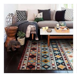 Eastern Art Exotic Style Colorful Indoor Area Rug Luxury Shag Carpets For Floor
