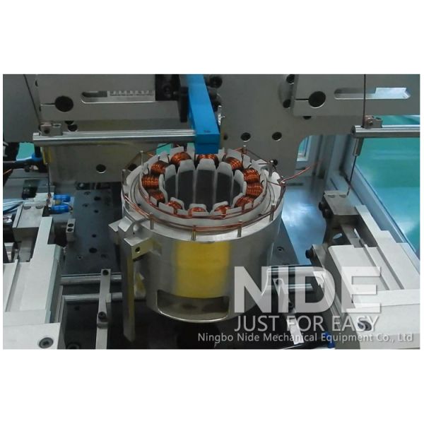 BLDC fan motor stator automatic needle winding Machine