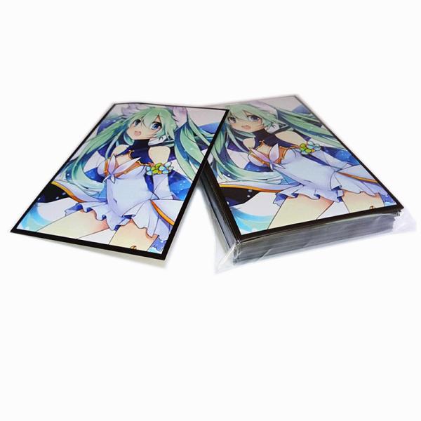 Quality Poly Plastic Card Protector Sleeves Waterproof Transparent Plastic Trading Card Holders for sale