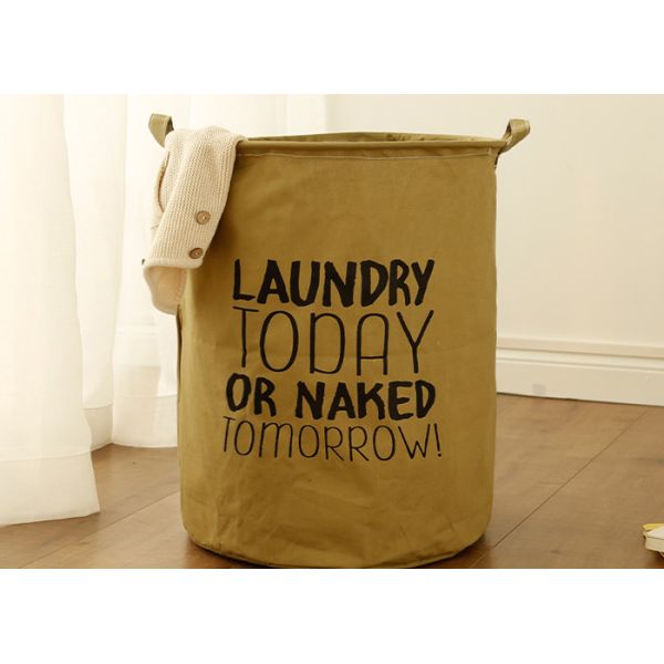 Foldable washing laundry clothes basket toy storage bag large box customizable check garment
