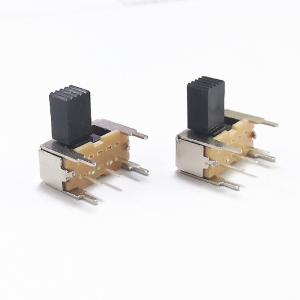 China Slide Switch，DPDT Through Pole 2P2T Sliding Switch,Horizontal side dial push switch, interruptor on-off toggle Switch wholesale
