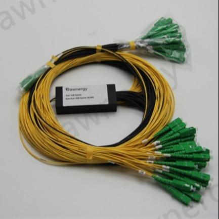 Quality Single Mode Hybrid Fiber Optical PLC Splitter With MPO Connector Telecommunications for sale