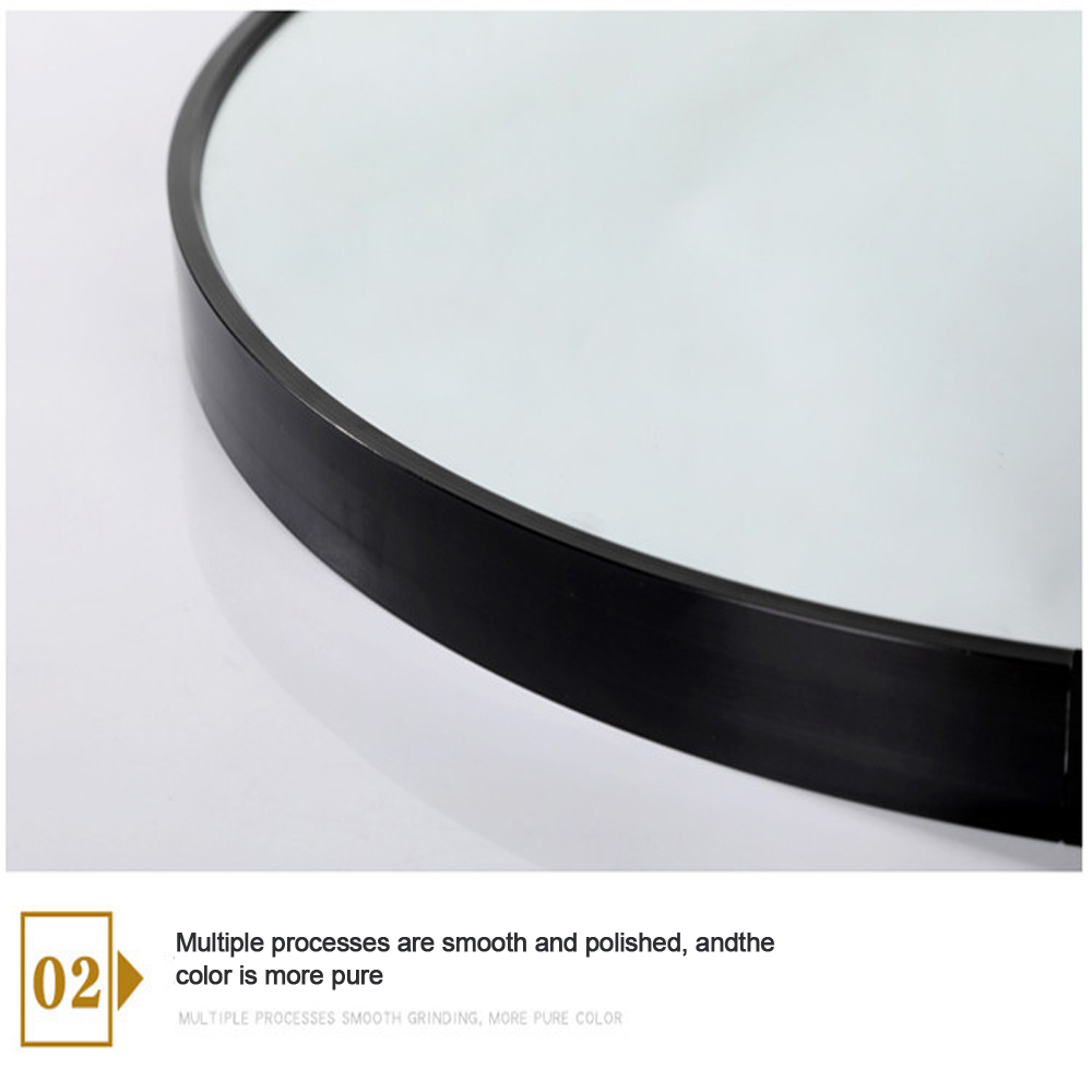 Stylish Metal Frame Wall Mirror for Bedroom Salon Bathroom Decoration in Customized Siz