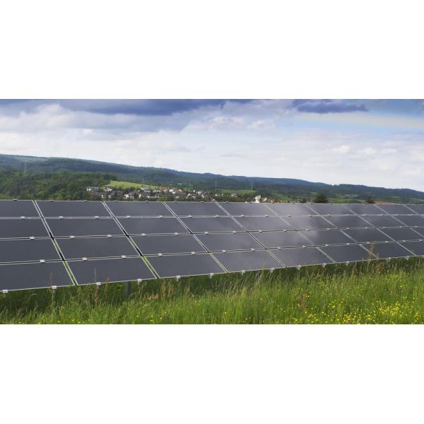 Customized Tilt Angel Solar Panel Ground Mounting Grid Tied Solar System