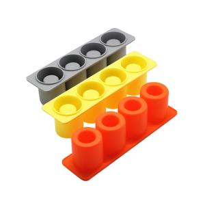 High Quality Ice Cube Cup Shape Ice Glasses Frame Mold Amazon Top Selling FDA Ice friendly Silicone Pop Mold