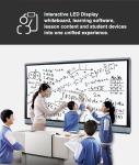 20 points LCD Digital Smart Interactive Board For Conference, Infrared, Size