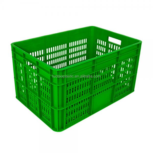 HDPE Reusable Plastic Vegetable Fruit Packaging Box for Grapes Custom Food Container