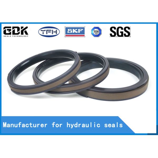 Wear Resistance SPGW Double Acting Piston Seal , SPGW PTFE Piston Seal