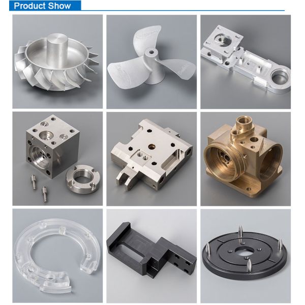 Aluminum 5 Axis CNC Machining Parts Custom Processing ISO9001 Certificates