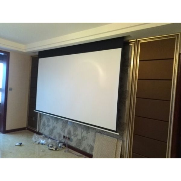 Remote Control 100 Inch Motorized Projection Screen 16:9 Electric HD Projector Screens