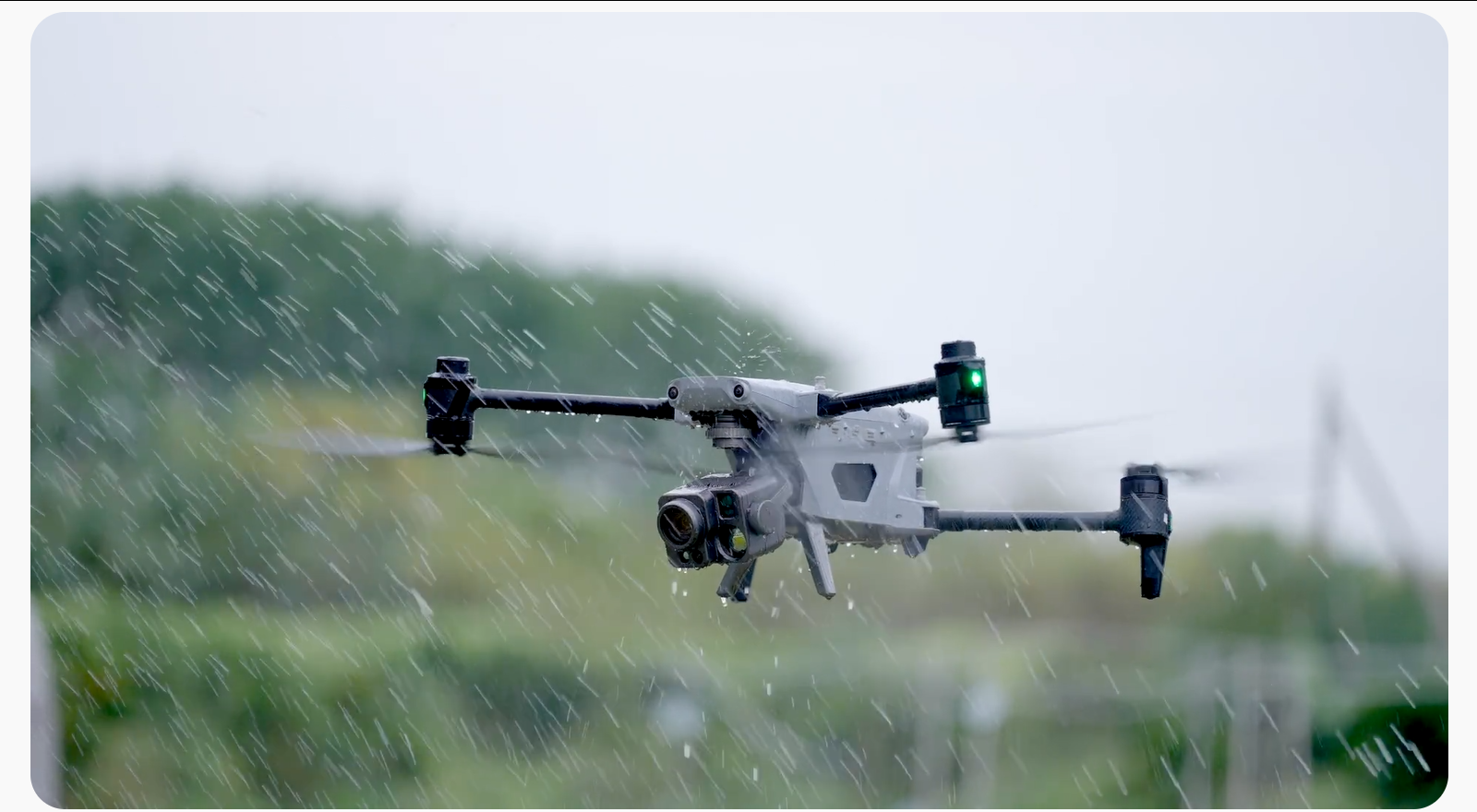 Drone in high-altitude operation