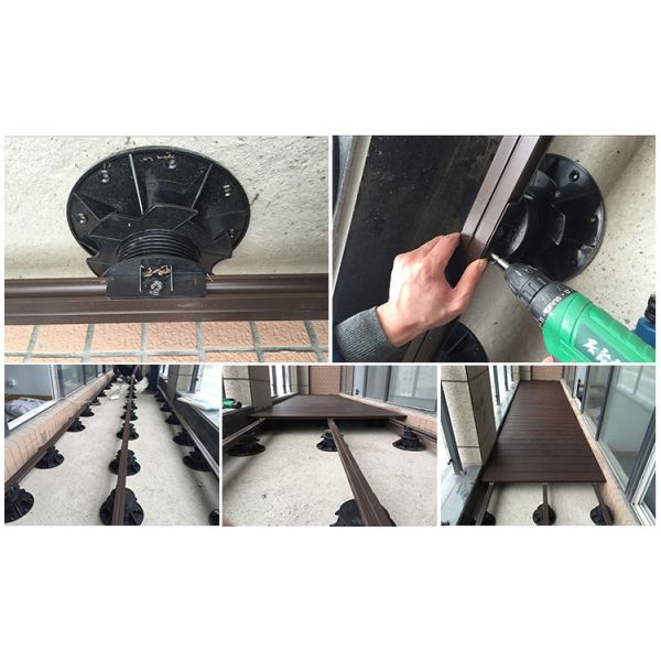 Flooring Accessories Everjade Adjustable Raised Floor Paving Tile Support Pedestals