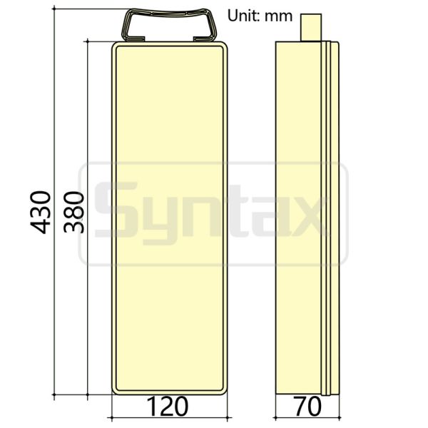 Syntax CT2 16A Power Splitter IP44 Weather Resistance Power Maintance Socket Box 430*120*70mm