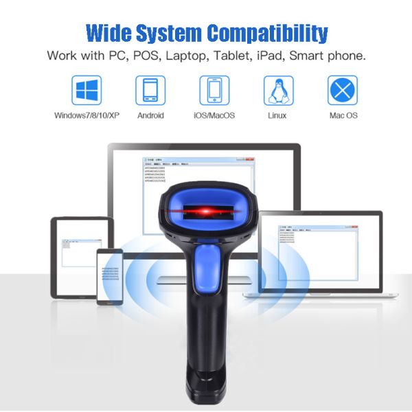 650nm Yhdaa 1d Long Range Bluetooth Barcode Scanner Laser Machine