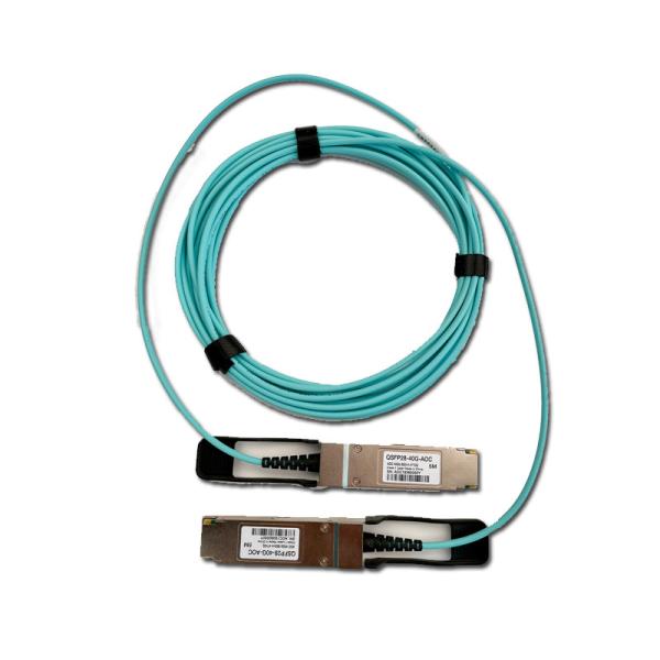 Quality QSFP+ 40g Aoc Cable 10m full duplex 850nm parallel VCSEL array for sale