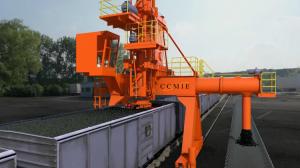 Closed Vertical Screw Material Handling Machine / Bulk Material Handling Equipment