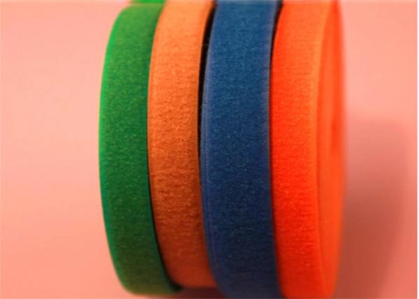 Quality Grade 100% Nylon Velcro Elastic Hook And Loop Strap For Label Printing Garment Accessory for sale
