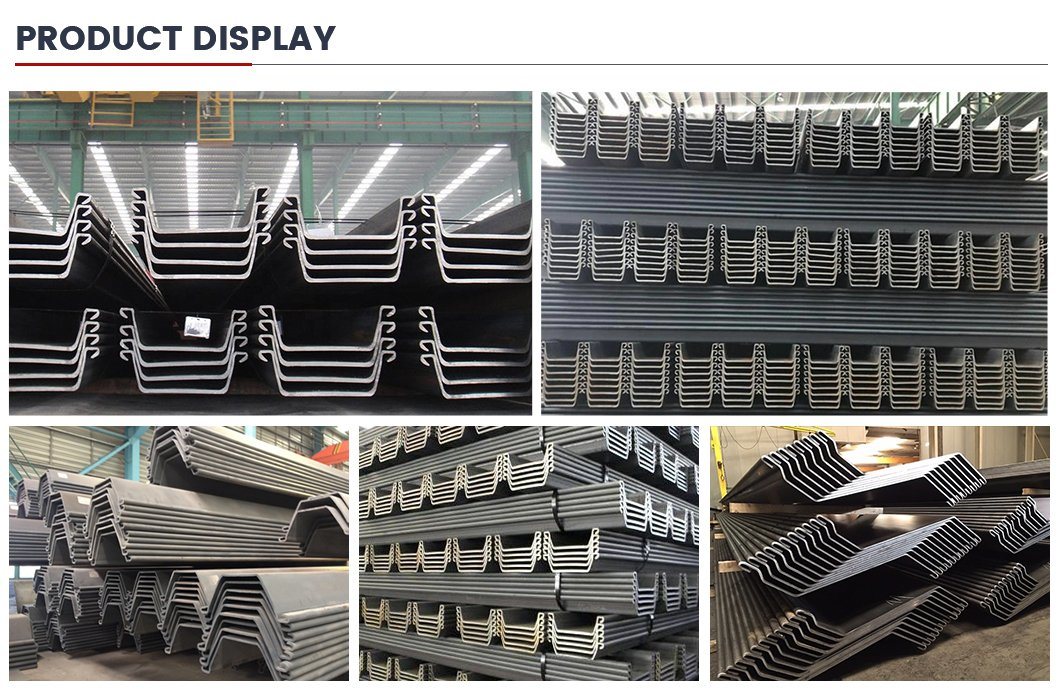 S355jr S355j0 S355j2h Sy295 Sy390 Beam Channel Type 3 2 6m 9m 12m Length U-Shaped Steel Sheet Pile for River