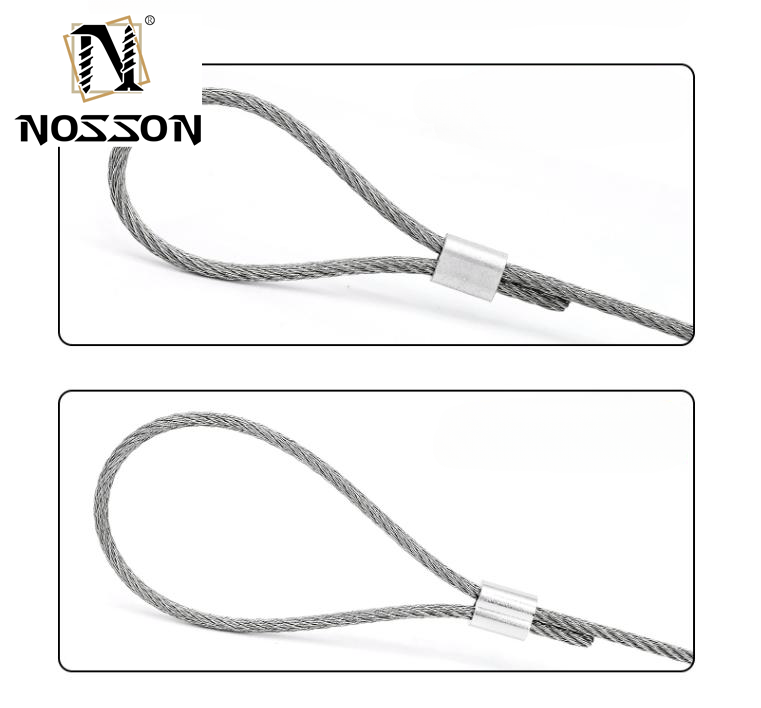 Dependable Performance Aluminum Ferrule for Wire Rope 8 Shape Dependability