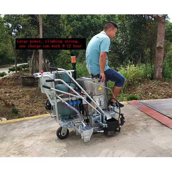 Battery Rechargeable Automatic Thermoplastic Road Marking Machine