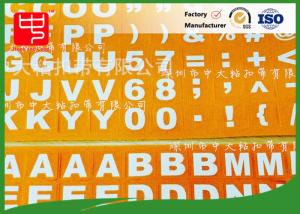 China Small dots Customized LOGO print alphabet letters Cold resistance wholesale