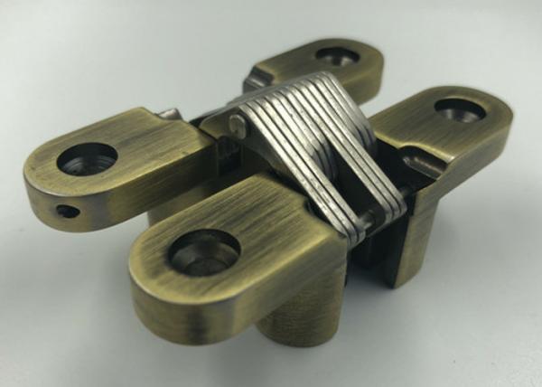 Quality Professional Durable Concealed Cabinet Hinges Antique Brass Finish for sale