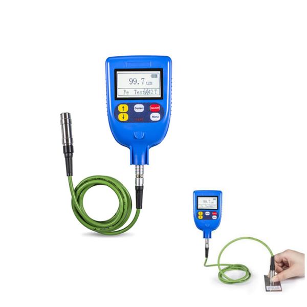 Quality Eddy Current Coating Thickness Gauge NFe Metal Probe Limit Setting Function for sale