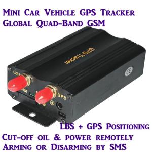 China New TK103A Global Car Auto GPS Vehicle Tracker W/ Real-time online tracking on Google Map wholesale