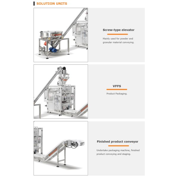 Powder Packing Production Line Lapeltype Packaging Machine Seasoning Shawarma Spice Instant Soup Marinade Fenugreek Onion Powder