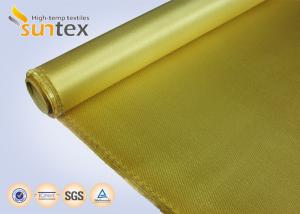 China Vermiculite Coated Silica High Temperature Fiberglass Cloth Working Temperature 1100C wholesale