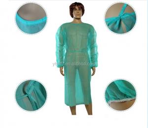 China 16-45gsm Disposable Isolation Gown With Dustproof Resistance SPP wholesale