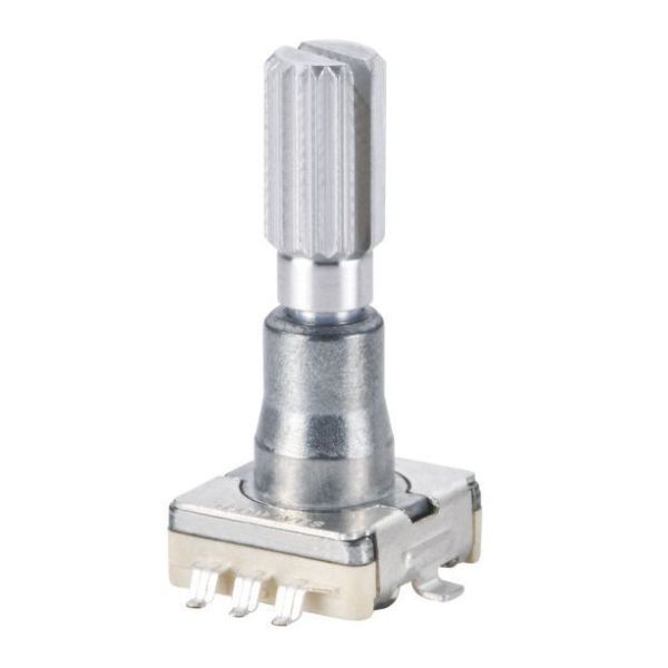 Compatible with Soundwell 11mm Button Switch, Metal Shaft Rotary Potentiometer Encoder
