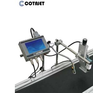 Industrial Thermal Inkjet Printer , Automatic Inkjet Batch Coding Machine With