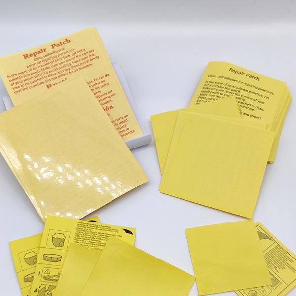 Quality 7x7 Cm Inflatable Repair Patches PVC Adhesive Pool Float Patch Kit for sale