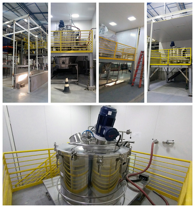 PPBL Plate Bag Lifting Top Discharge Centrifuge For Filtering Poisonous