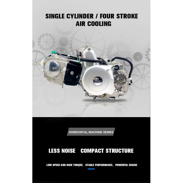 125CC Air-cooled Engine Motorcycle Engine Assembly Kit Max.Power 7.2kW/8500 r/min