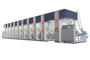 China 8 Color Rotogravure Printing Machines , Gravure Printing Press Steady Tension Control wholesale
