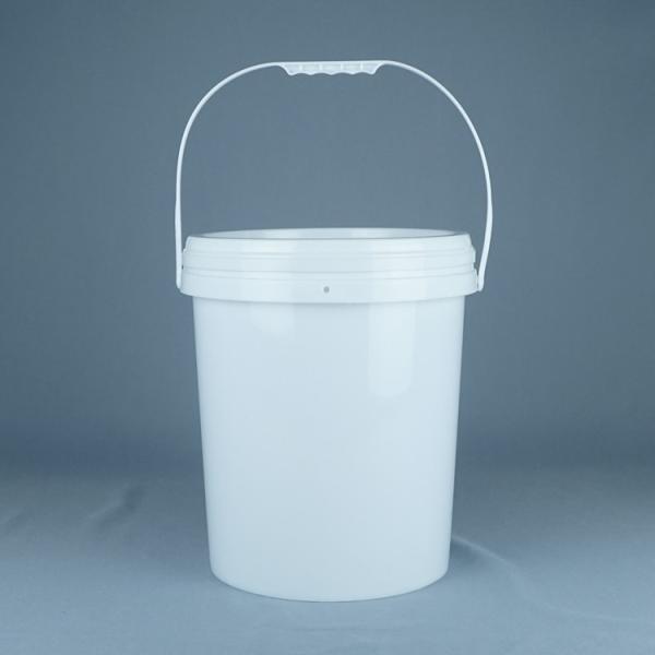 Quality Customized 15 Liter Paint Plastic Bucket With Lid And Handle for sale