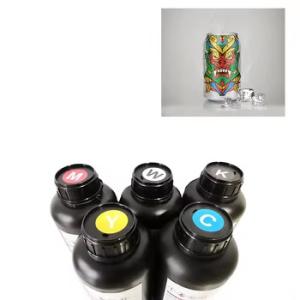 China UV Ink CMYK+V for Epson dx7/dx5/dx4 printer head 1L use for phone case leather on sale