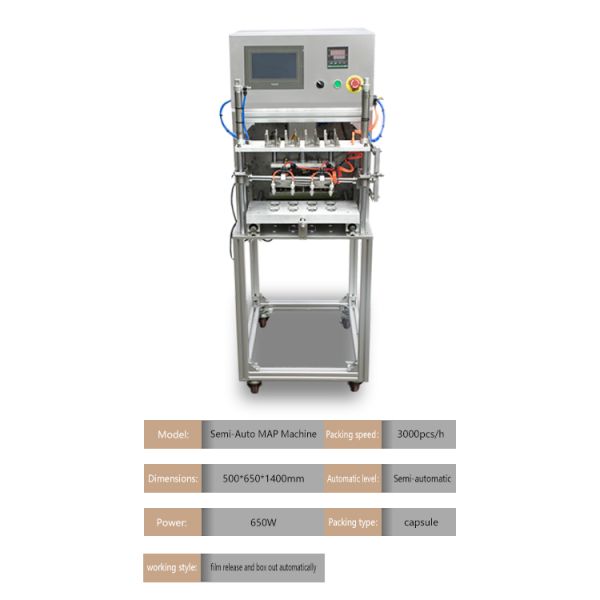 Thermostat Vertical MAP Packaging Equipment 8 Cp Packing Machine Accurate Positoning