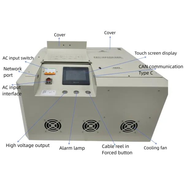 Tether Power Station for Mtow 55kg 220m Cable Auto Reel