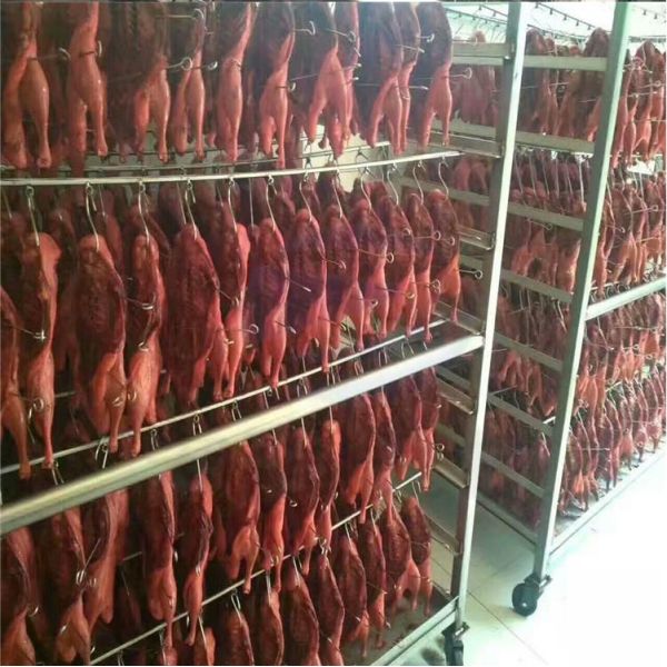 100kg Batch Meat Smoking Machine 30kw Industrial Fish Smoking Machine