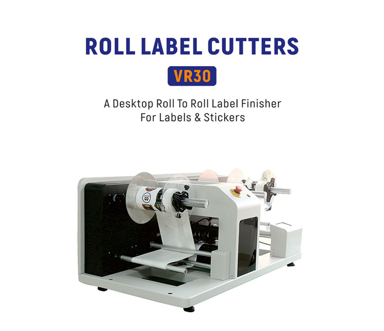 Label Studio Software VR30 Web Tension Control System for Digital Roll Label Finisher
