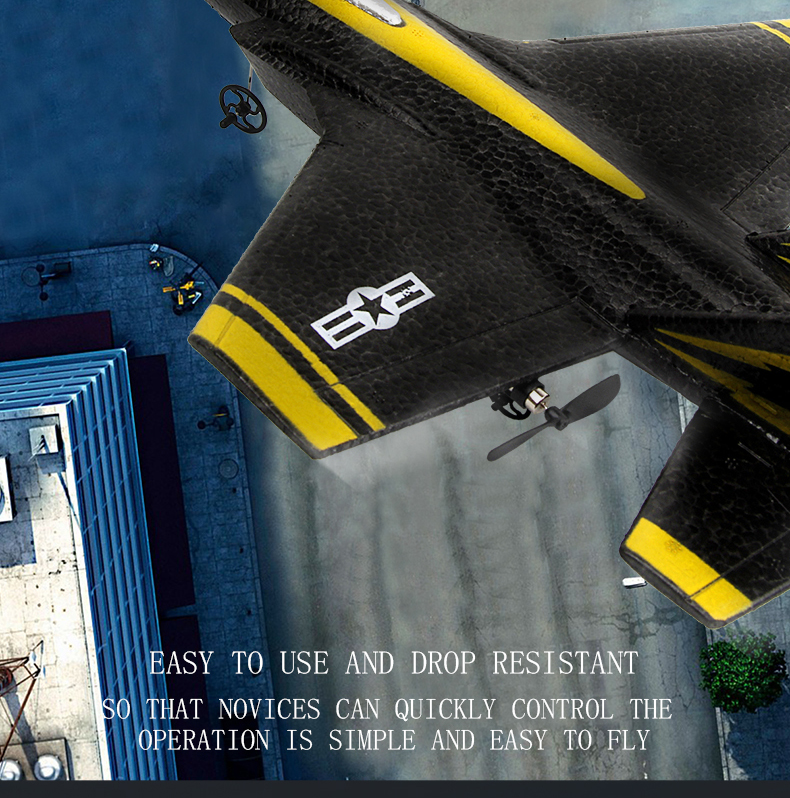 2.4G 2CH Fx635 Fixed Wing EPP Foam RC Glider Airplane F35 RTF Remote Control Plane Model with AA*2 Controller Battery