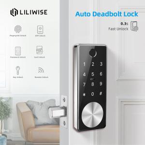 China Smart Key Card Door Lock Smart Digital Bluetooth Access Electronic Fingerprint Door Locks wholesale