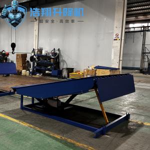 15T Blue Adjustable Height Hydraulic Truck Dock Leveler Loading Dock Lifts