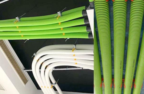 Quality HDPE Double Wall Corrugated Pipe Making Machine / Air Conduit Pipe Production Line for sale