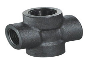 ASME B16.11 9000LB Forged 4 Way Metal Pipe Connector