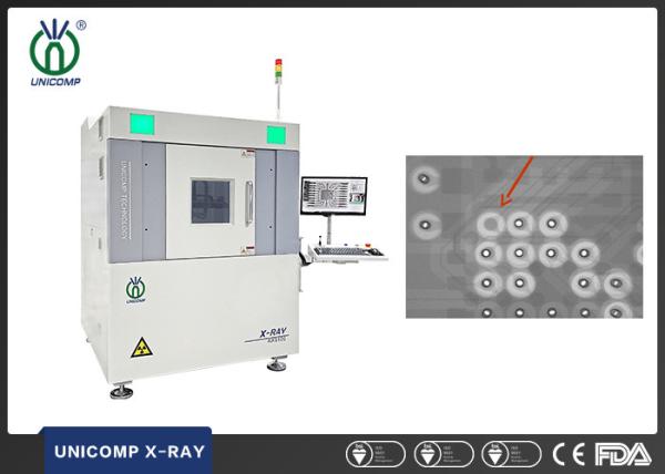 Quality China X-ray machines manfuacturer Unicomp microfocus 130kV X-ray AX9100 with 2.5D FPD oblique view for PCBA IC BGA PTH for sale